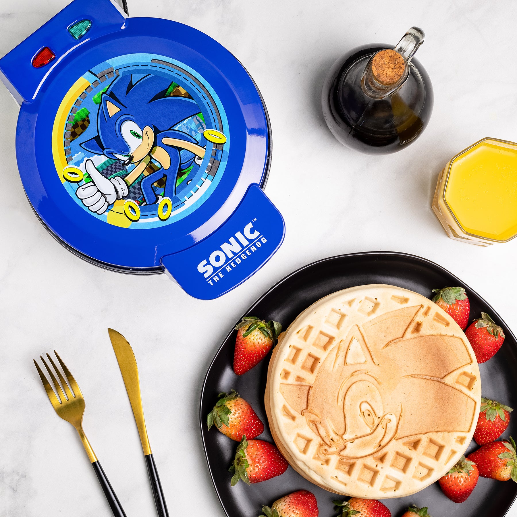 SEGA of America Teams Up with Uncanny Brands to Launch the Sonic the Hedgehog™ Waffle Maker