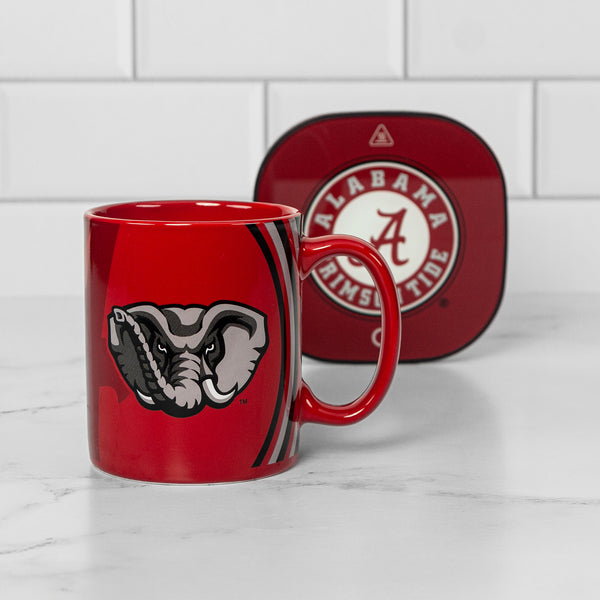 Alabama Crimson Tide 12oz Mug Warmer Set