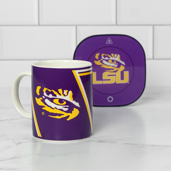 LSU Tigers 12oz Mug Warmer Set