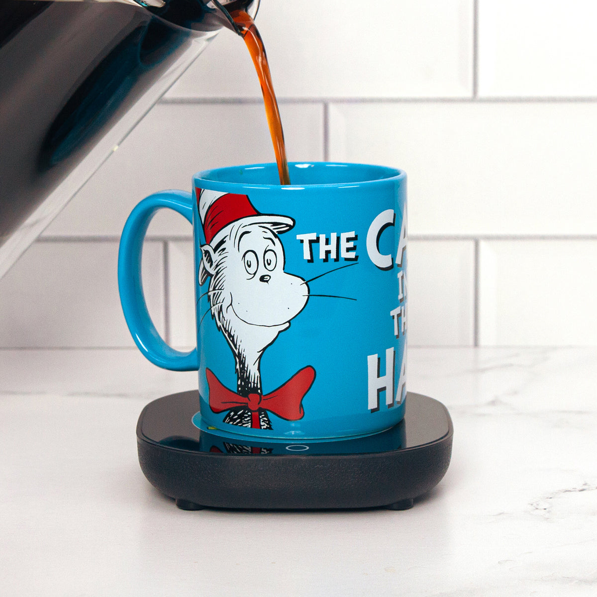 Dr. Seuss Cat In The Hat 12oz Mug with Warmer