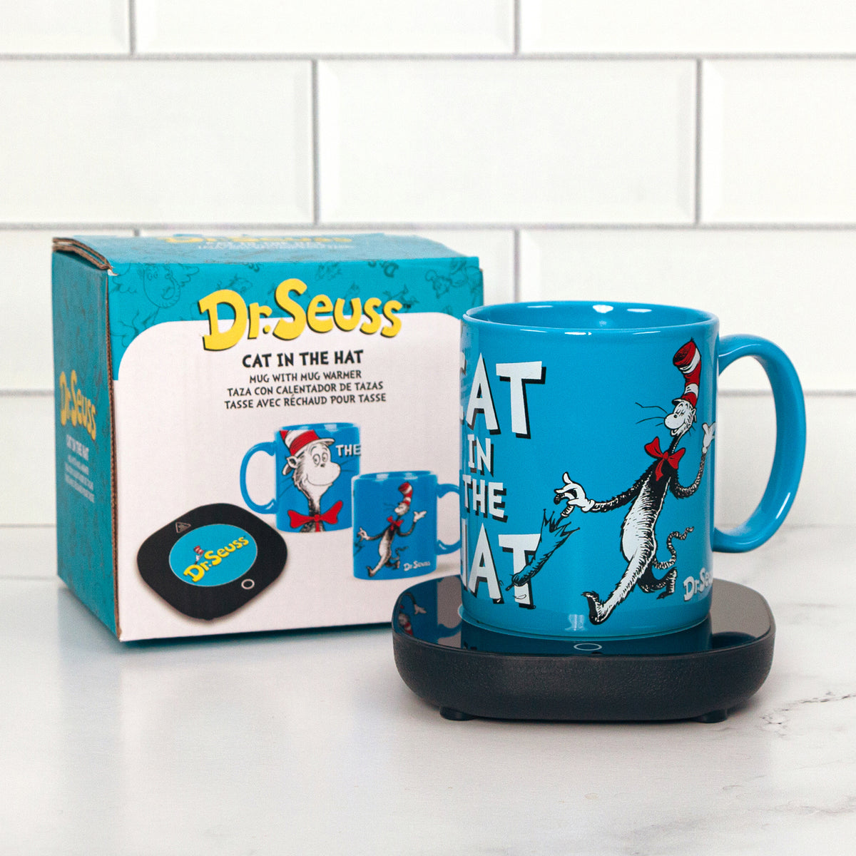 Dr. Seuss Cat In The Hat 12oz Mug with Warmer