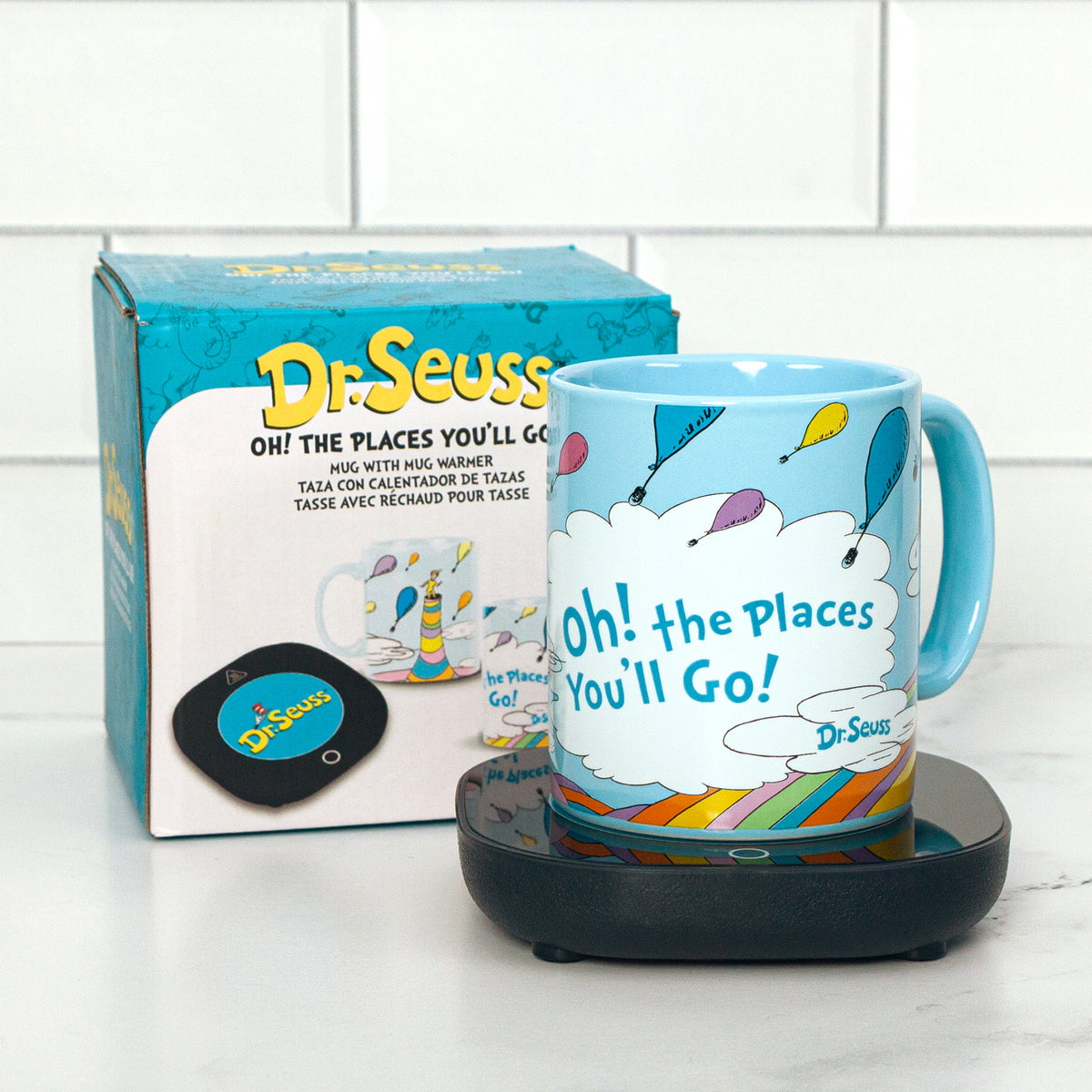 Dr. Seuss Oh, the Places You&#39;ll Go 12oz Mug with Warmer
