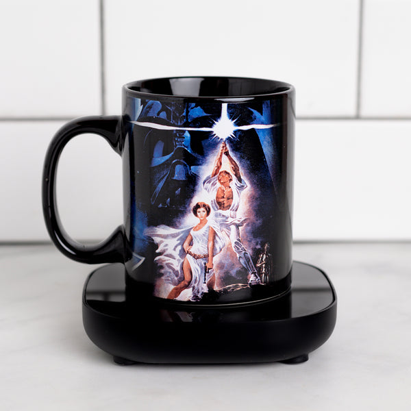 Uncanny Brands Star Wars Mandalorian Grogu Mug Warmer with Molded Mug