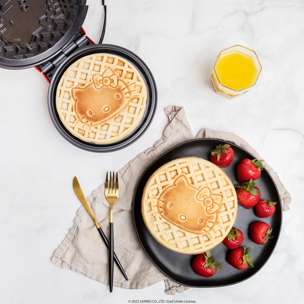 Hello Kitty Red Waffle Maker - Uncanny Brands Hello Kitty Red Waffle Maker - Uncanny Brands