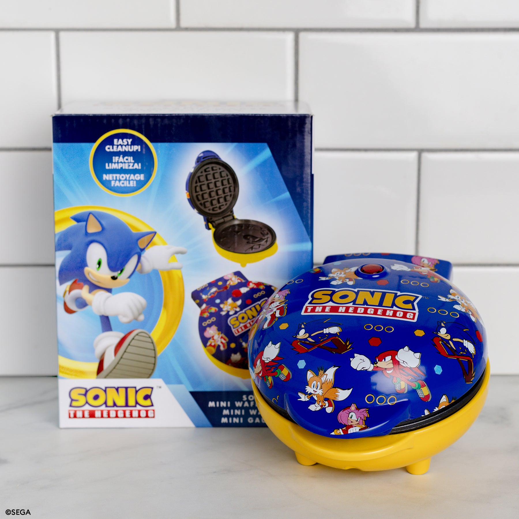 SEGA of America and Uncanny Brands Debut the Sonic the Hedgehog™ Mini Waffle Maker