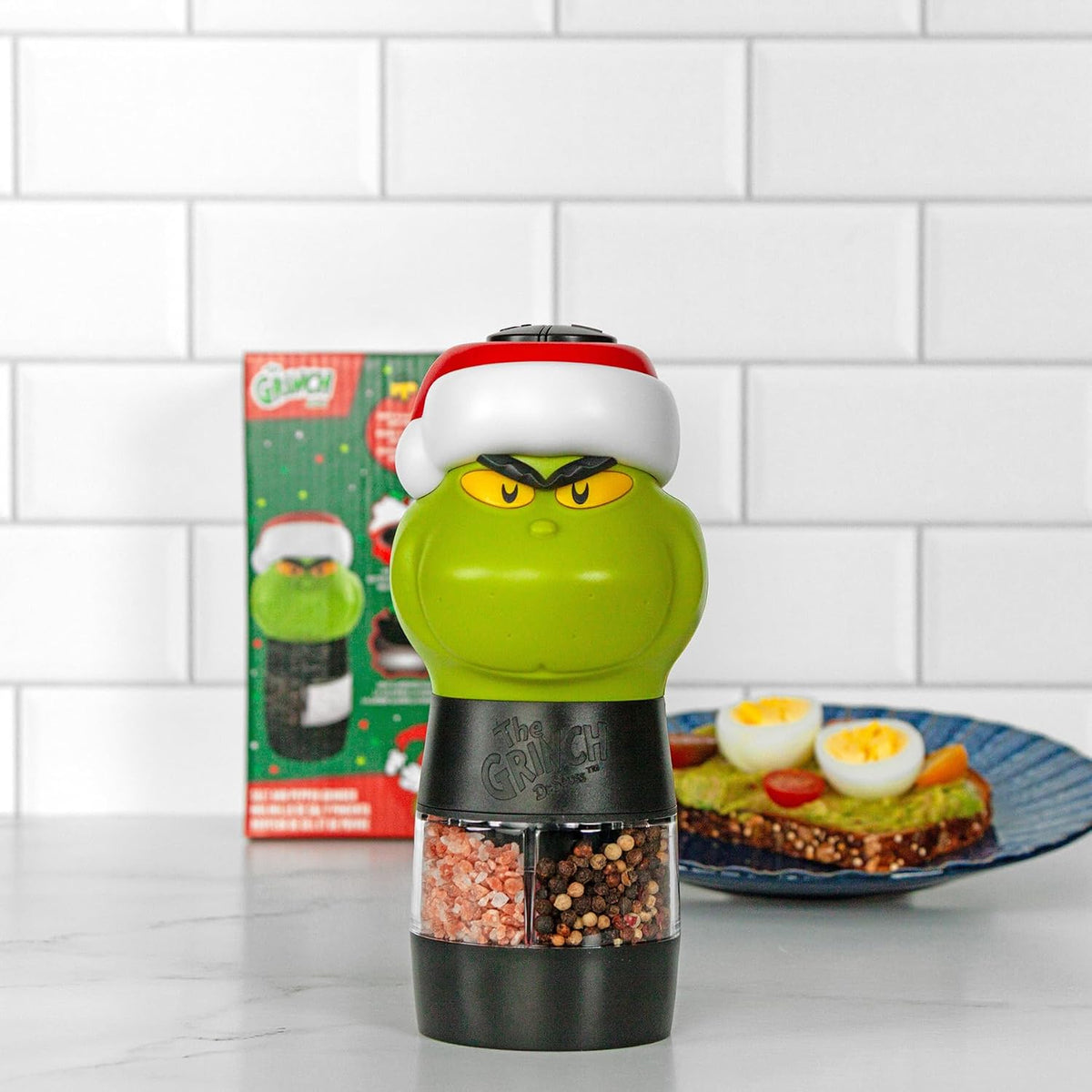 Dr. Suess The Grinch Salt and Pepper Grinder