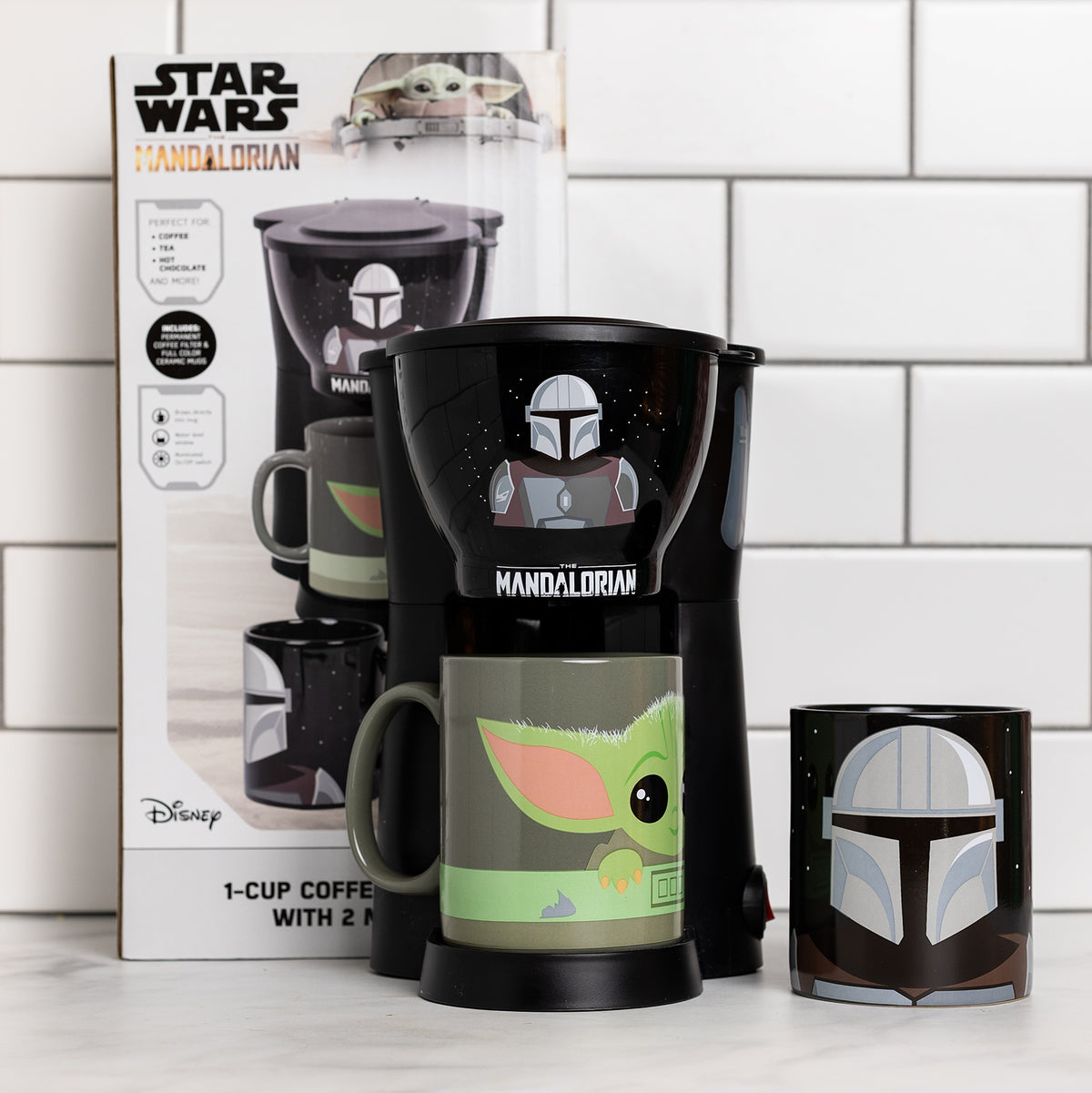 Star Wars The Mandalorian &amp; Baby Yoda Coffee Maker Set