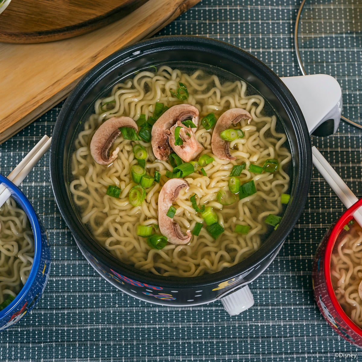 Disney Mickey Mouse Hot Pot with Ramen Bowls