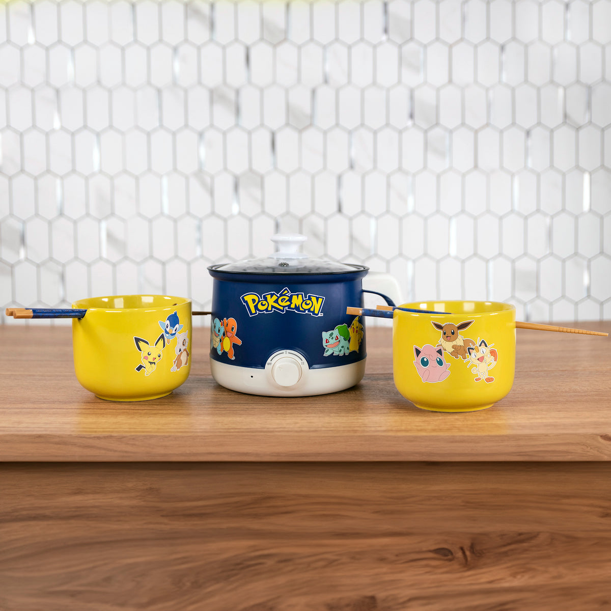 Pokémon Hot Pot with Ramen Bowls