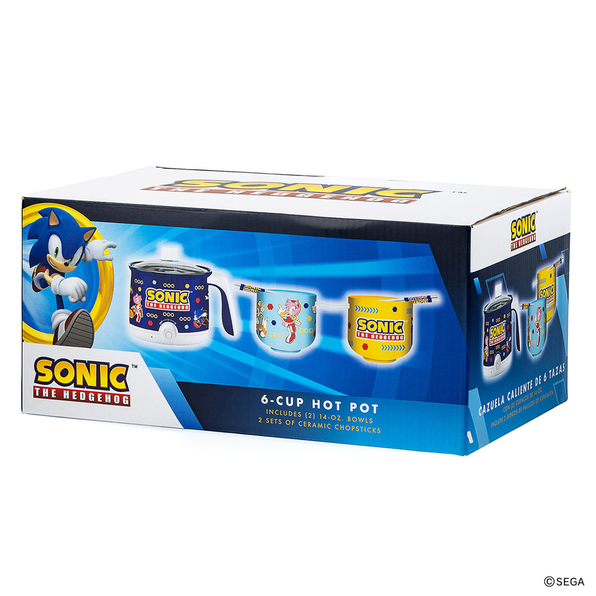 Sonic the Hedgehog Hot Pot with Ramen Bowls