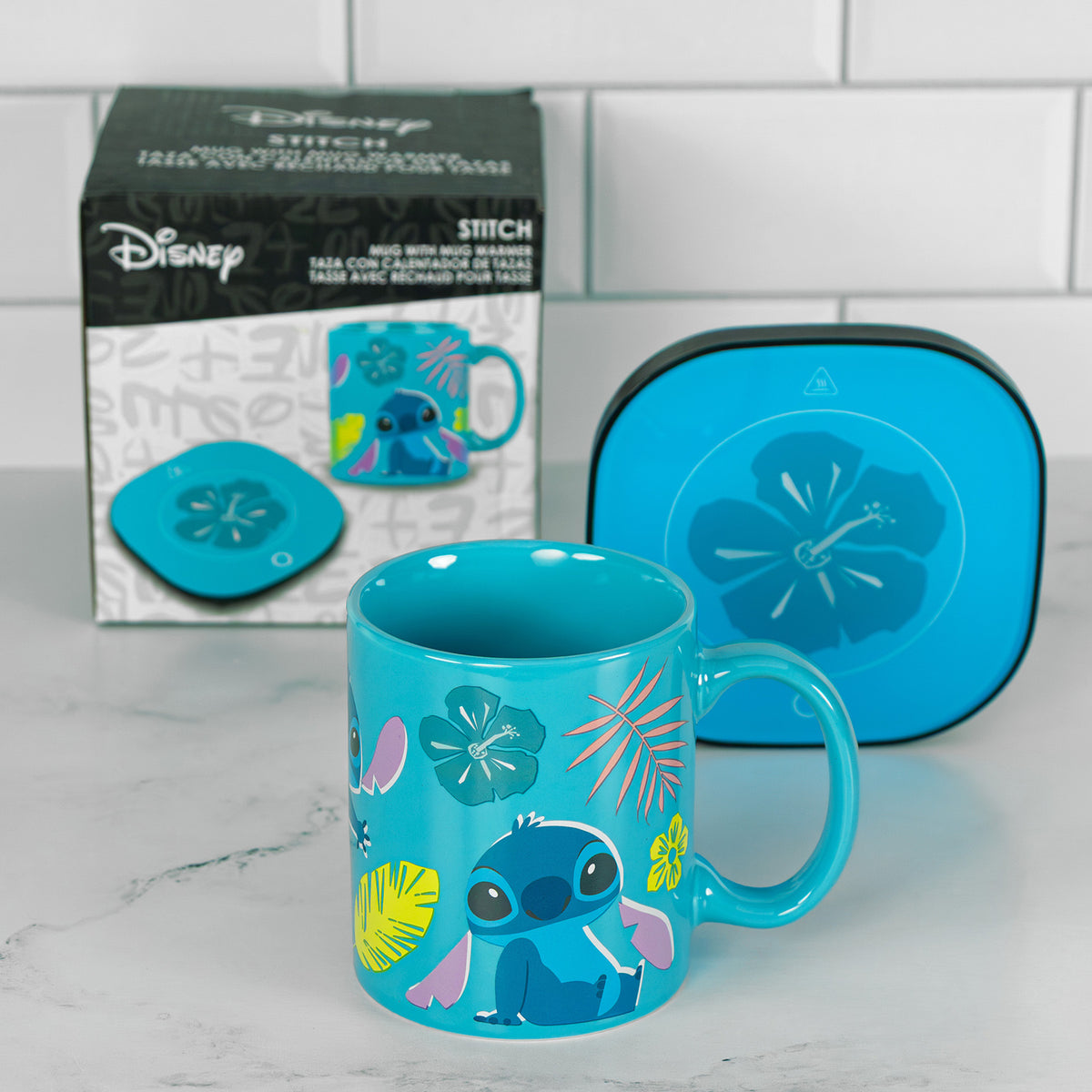Disney Stitch 12oz Mug with Warmer