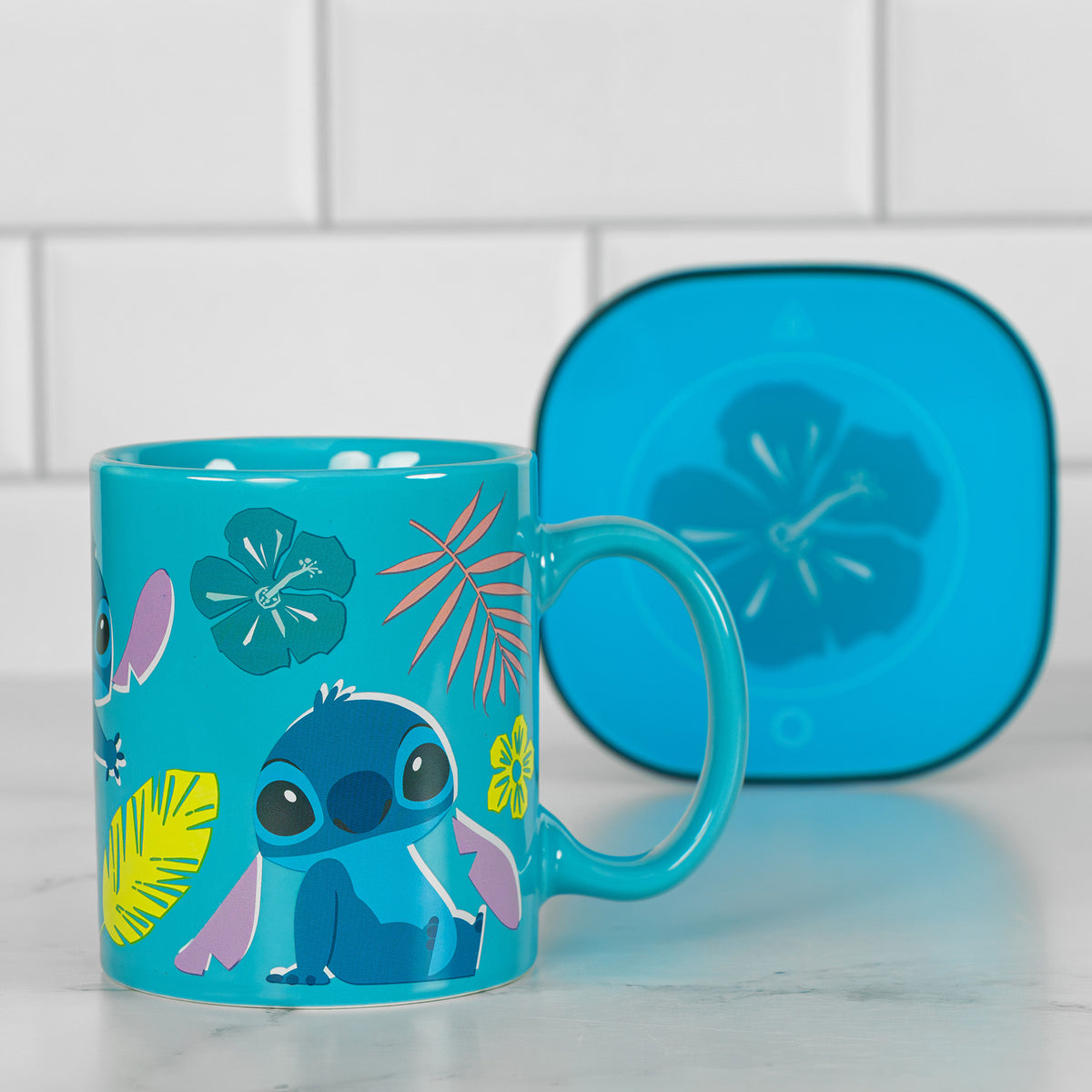 Disney Stitch 12oz Mug with Warmer