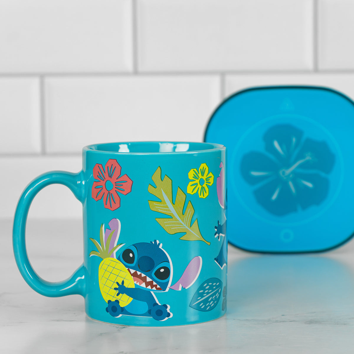 Disney Stitch 12oz Mug with Warmer