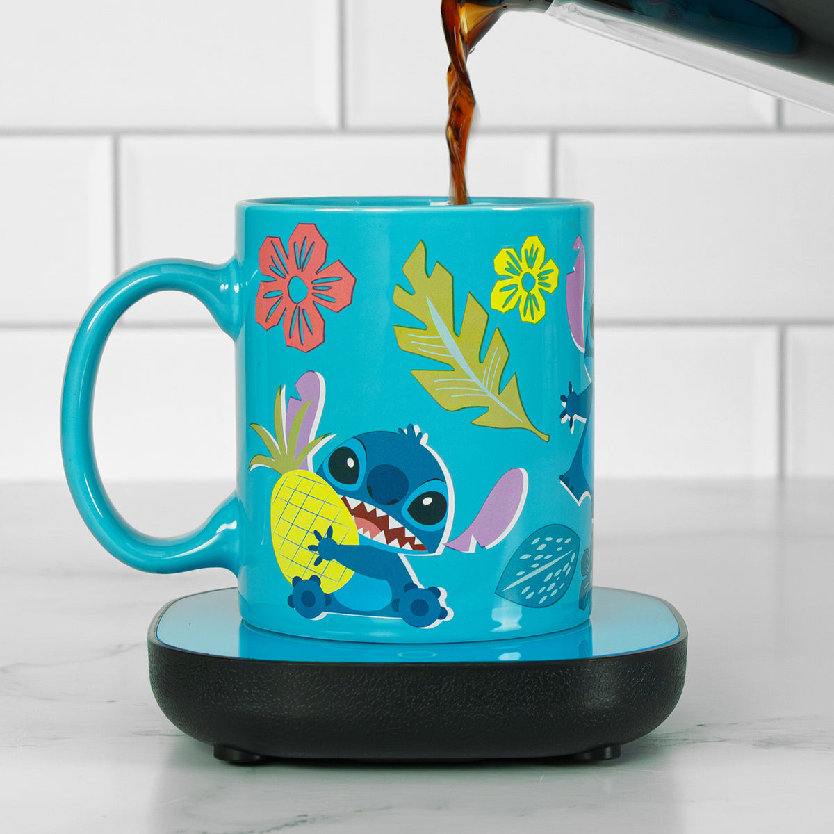 Disney Stitch 12oz Mug with Warmer