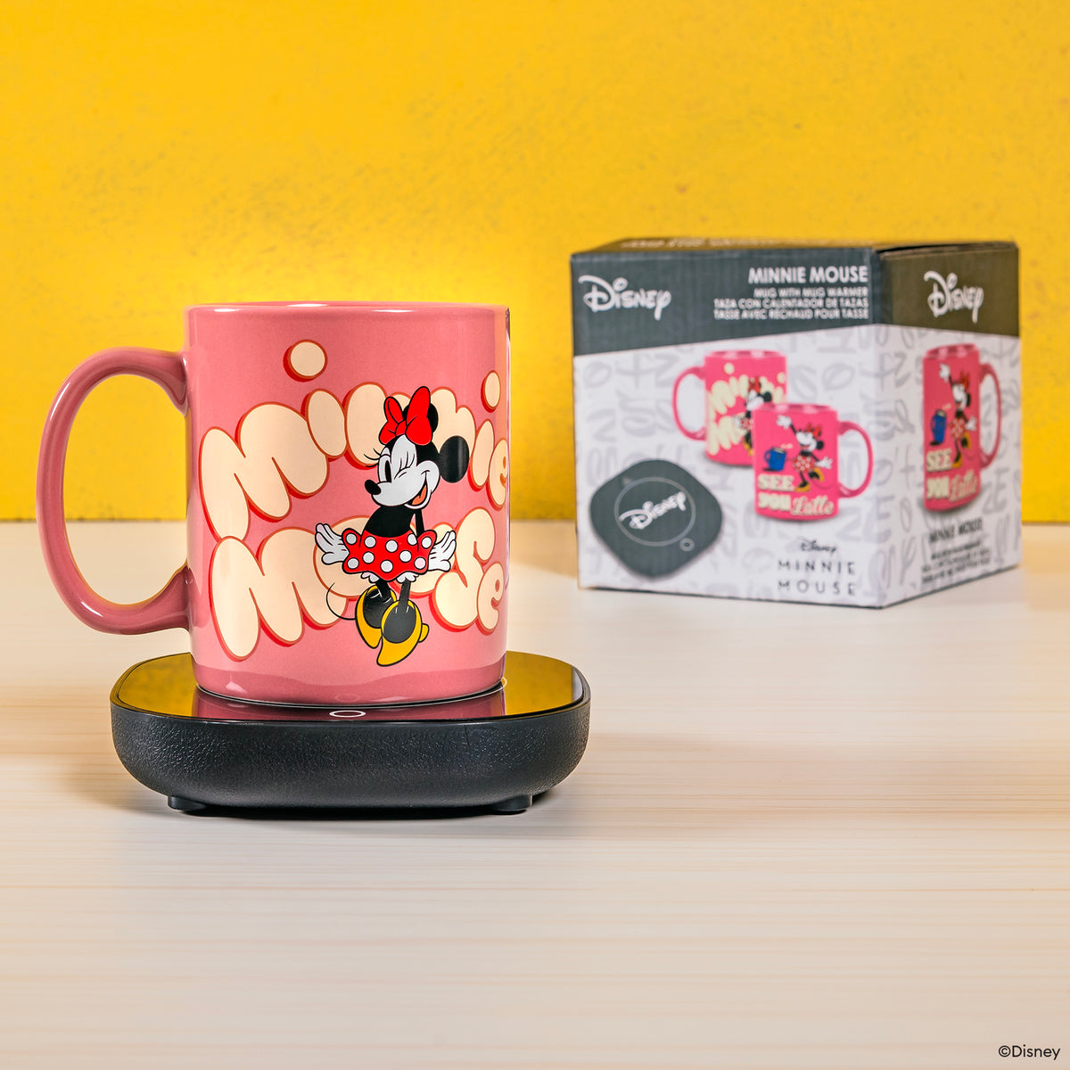 Disney Minnie Mouse 12oz Mug Warmer Set