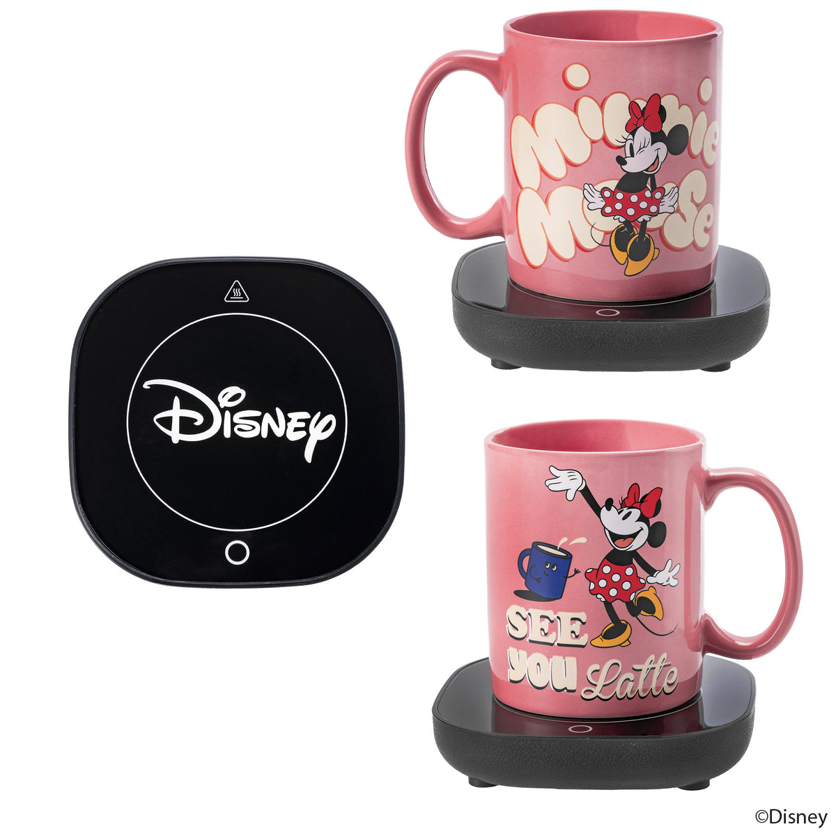 Disney Minnie Mouse 12oz Mug Warmer Set