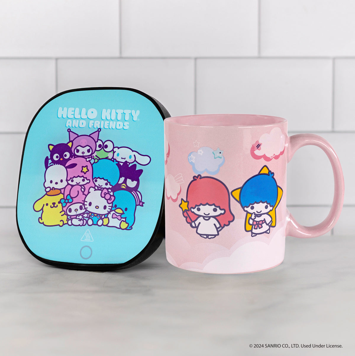 Hello Kitty and Friends Little Twin Stars 12oz Mug Warmer with Mug