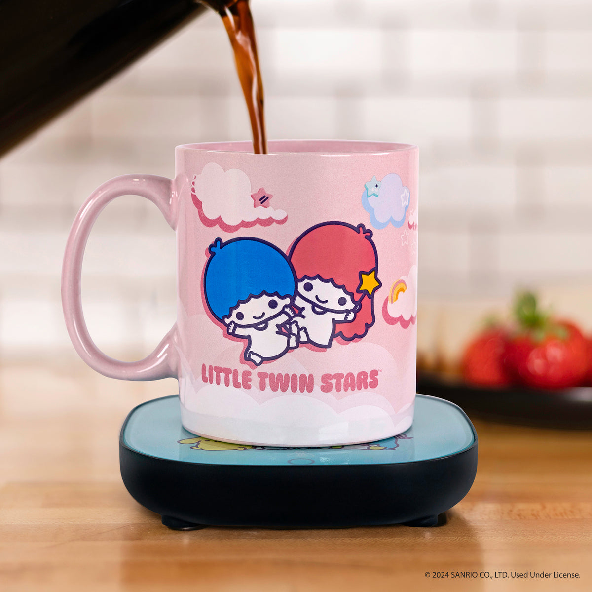 Hello Kitty and Friends Little Twin Stars 12oz Mug Warmer with Mug