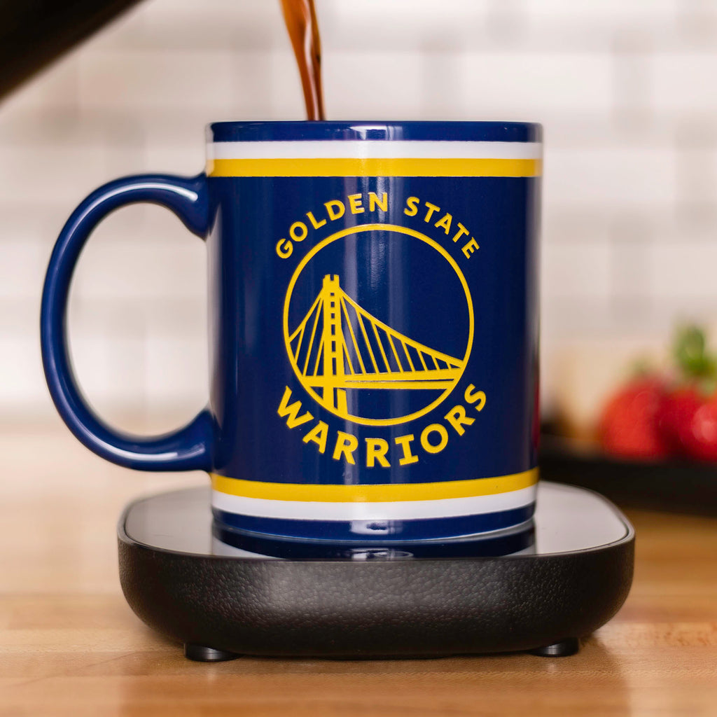 NBA Golden State Warriors Logo Mug Warmer Set - Uncanny Brands
