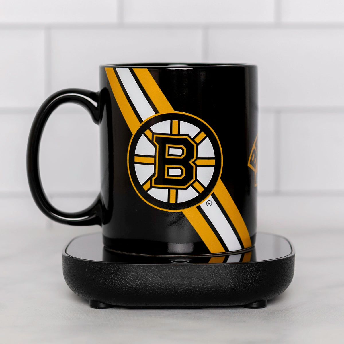 NHL Boston Bruins Logo Mug Warmer Set
