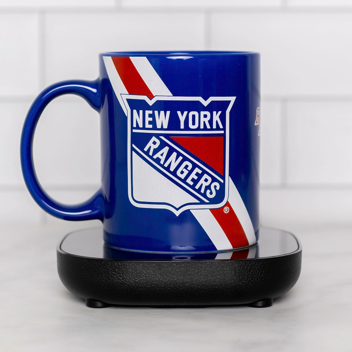 NHL New York Rangers Logo Mug Warmer Set