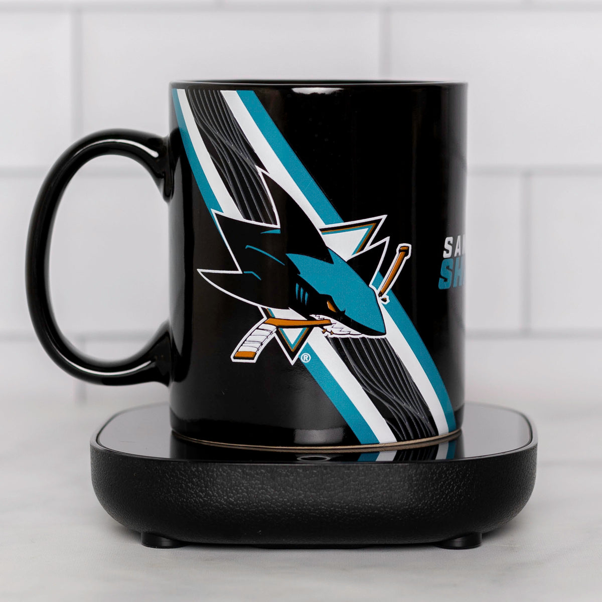 San Jose Sharks Logo Mug Warmer Set - Uncanny Brands