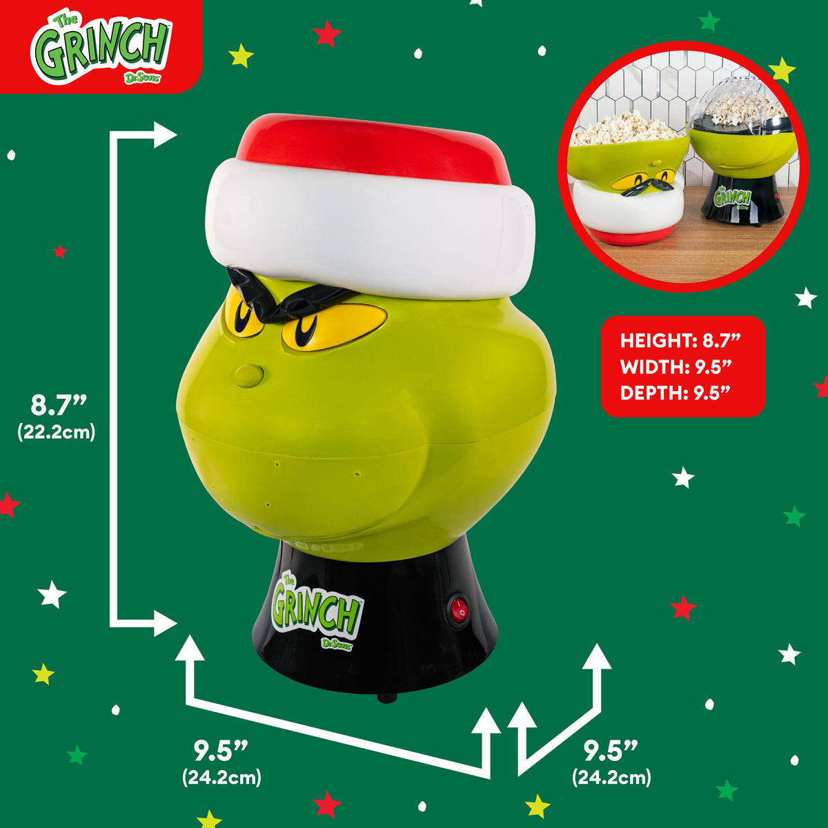 Dr. Seuss The Grinch Popcorn Maker