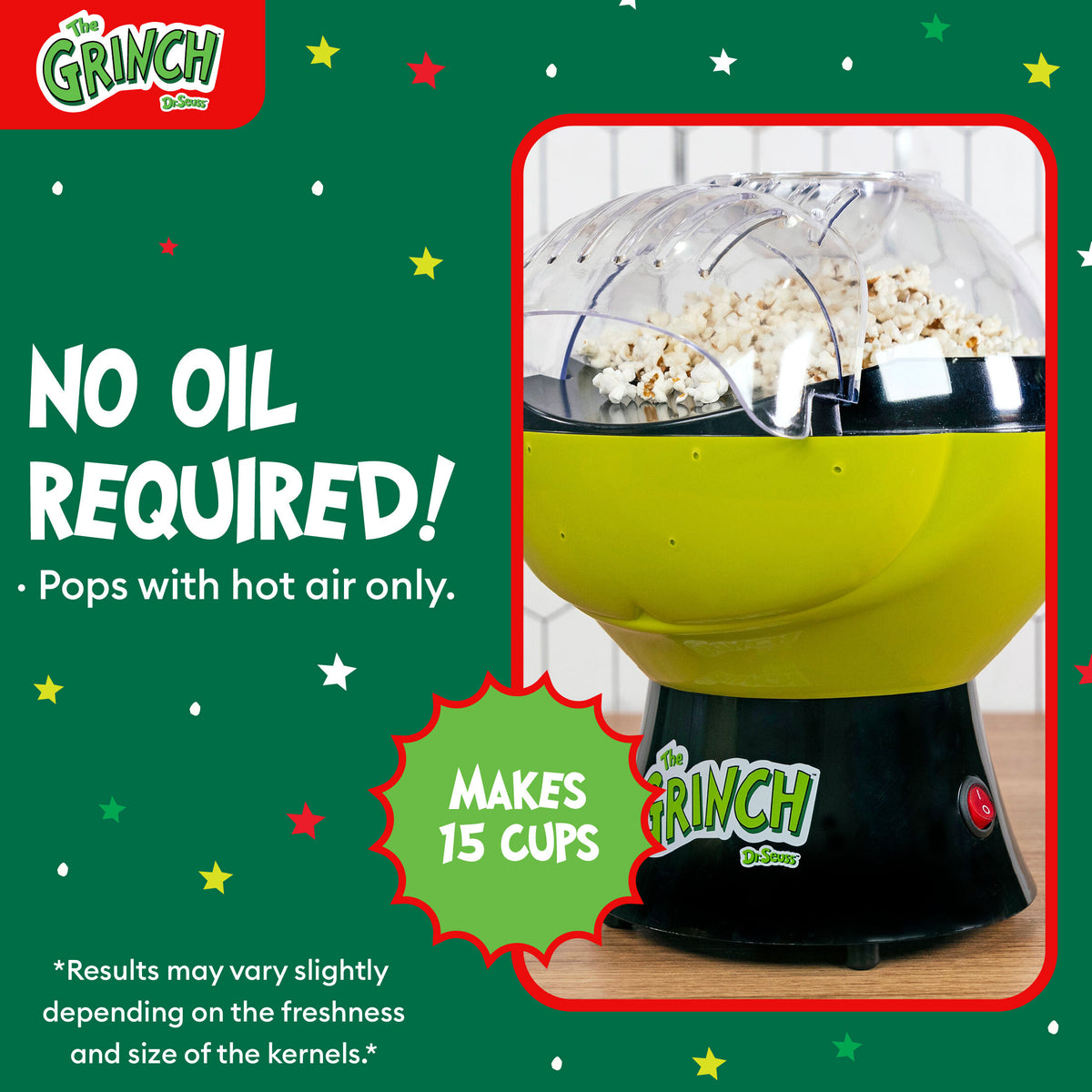 Dr. Seuss The Grinch Popcorn Maker