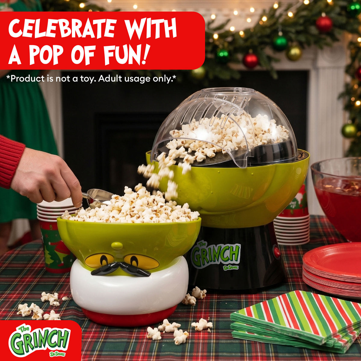 Dr. Seuss The Grinch Popcorn Maker