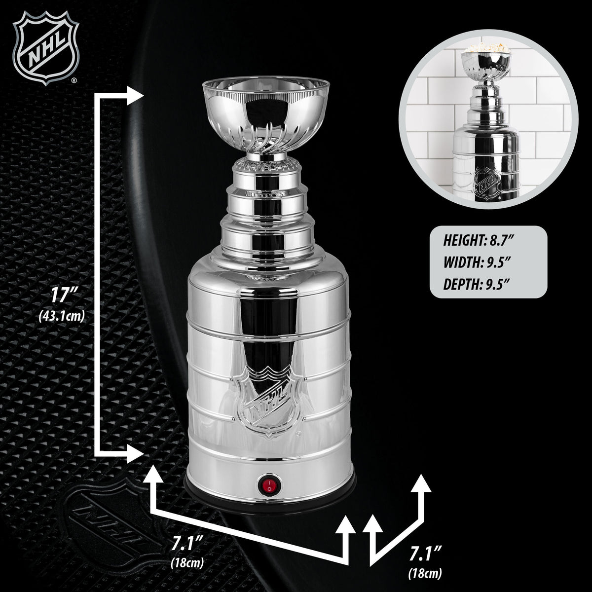 NHL Stanley Cup Popcorn Maker