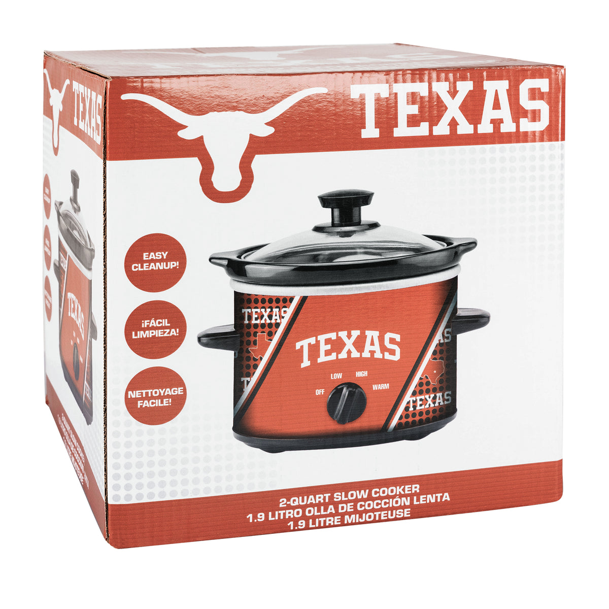 Texas Longhorns 2-Qt Slow Cooker