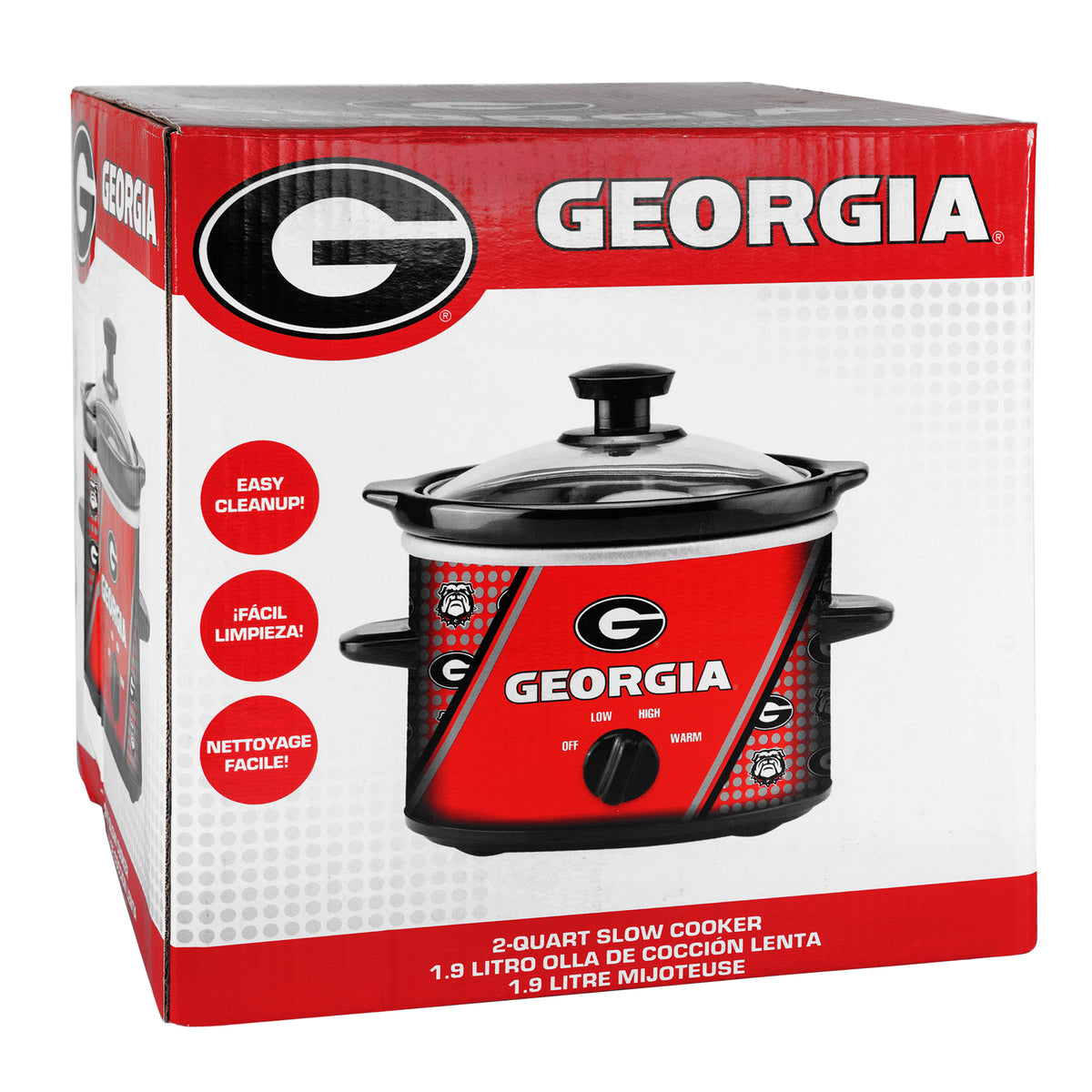 Georgia Bulldogs 2-Qt Slow Cooker