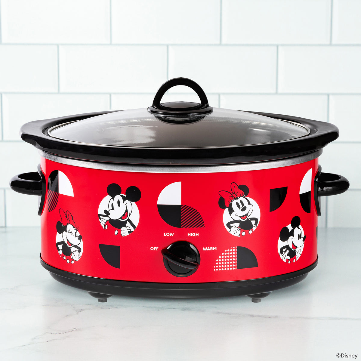 Mickey Mouse and Minnie Mouse 5-Quart Slow Cooker