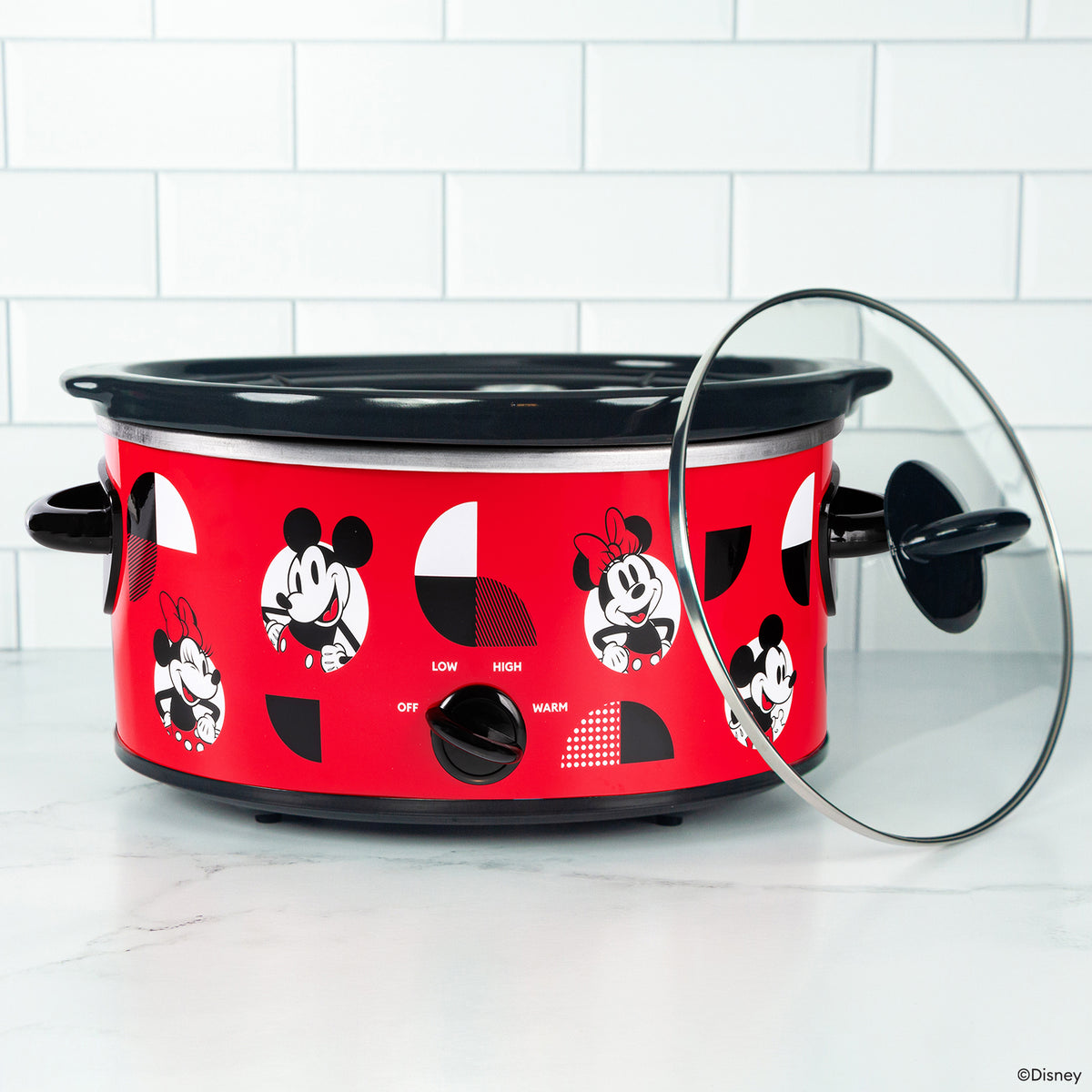 Mickey Mouse and Minnie Mouse 5-Quart Slow Cooker
