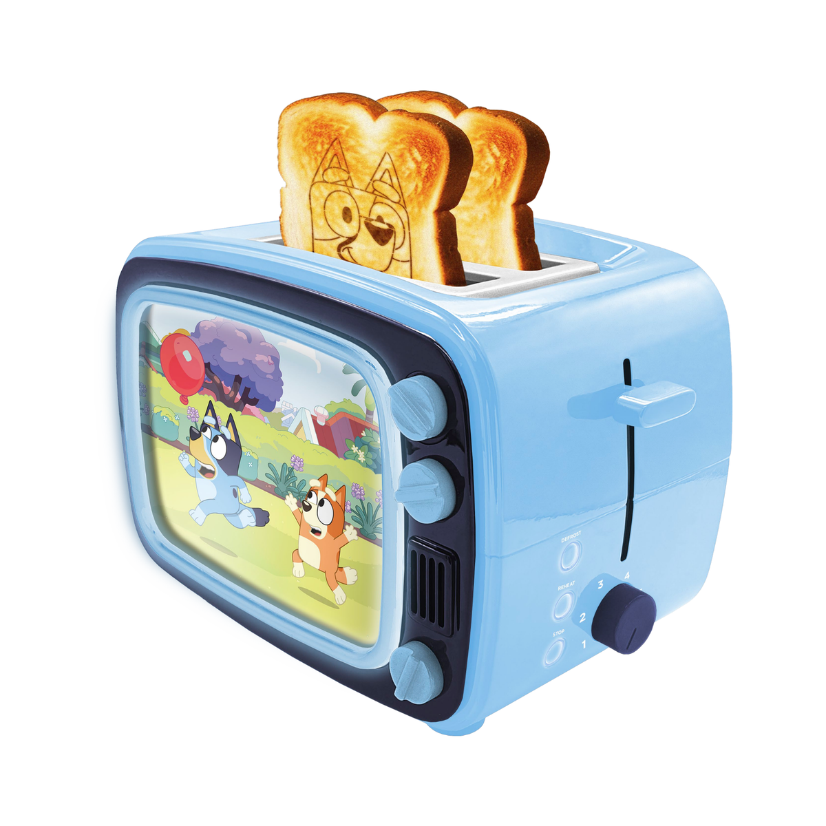 Bluey Retro Light Up TV Toaster
