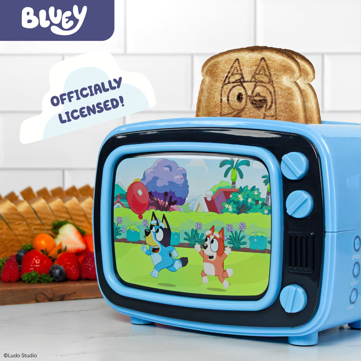 Bluey Retro Light Up TV Toaster
