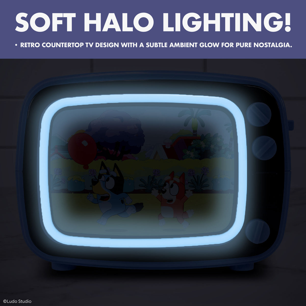 Bluey Retro Light Up TV Toaster