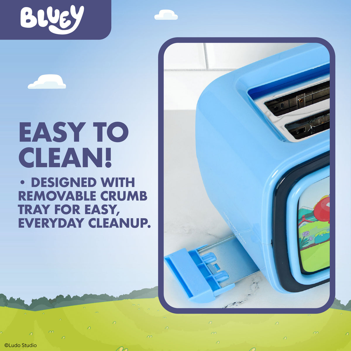 Bluey Retro Light Up TV Toaster