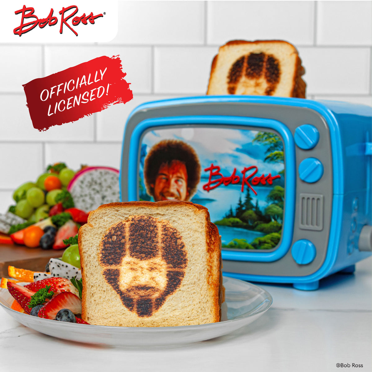 Bob Ross Retro Light Up TV Toaster