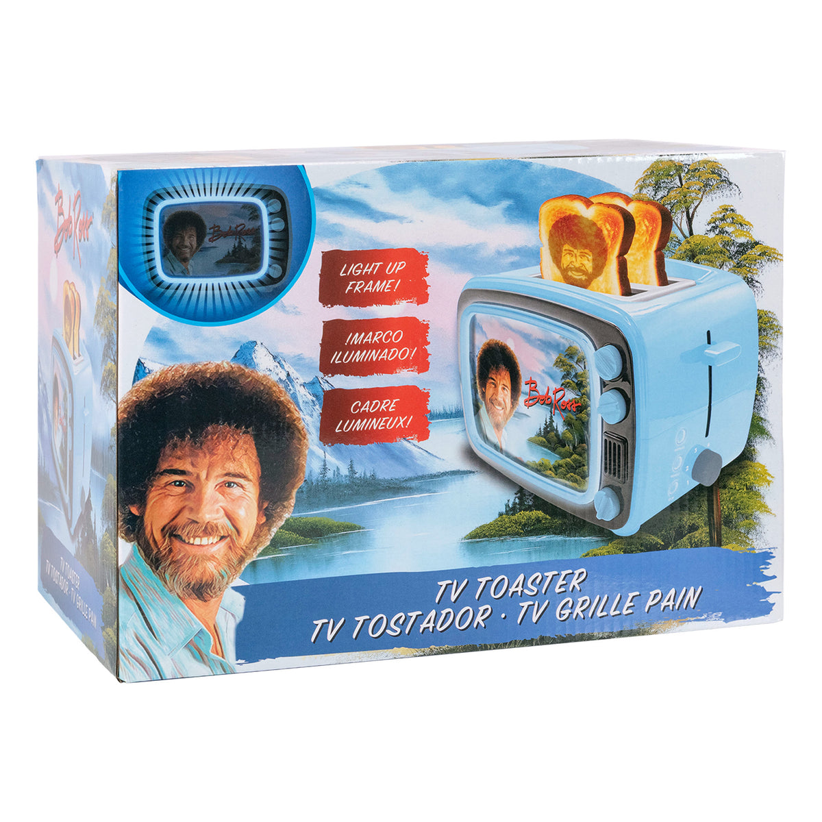 Bob Ross Retro Light Up TV Toaster