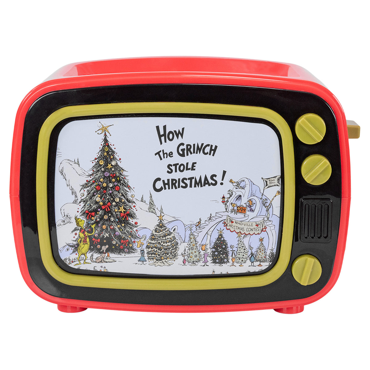 Dr. Seuss How the Grinch Retro Light Up TV Toaster