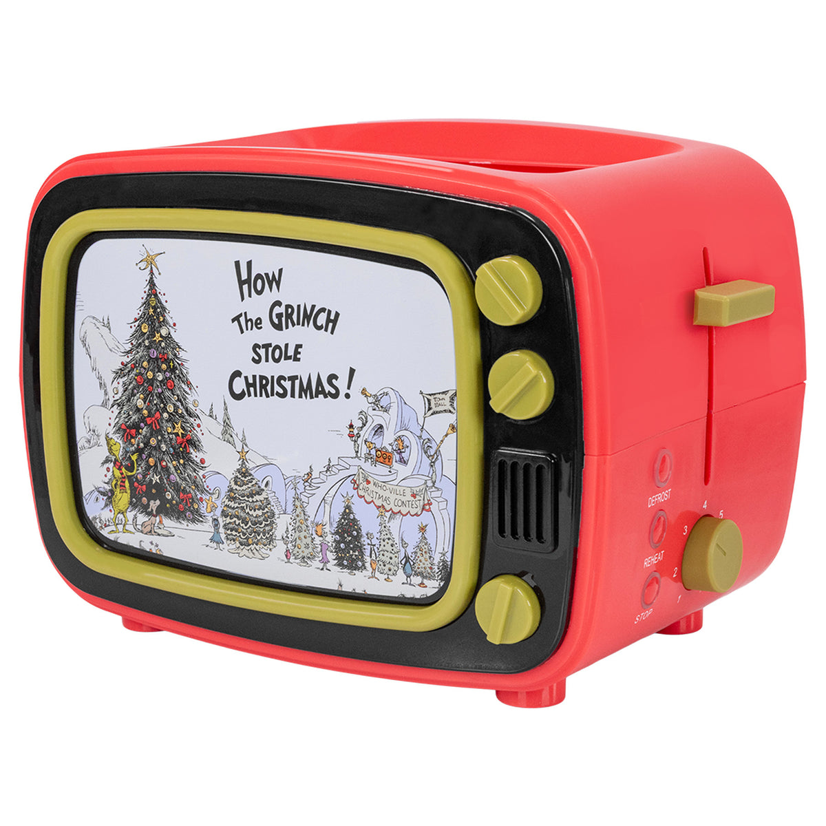 Dr. Seuss How the Grinch Retro Light Up TV Toaster