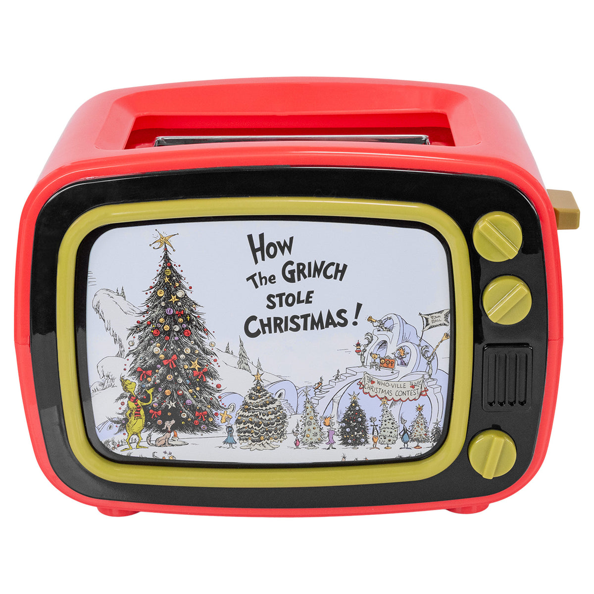 Dr. Seuss How the Grinch Retro Light Up TV Toaster