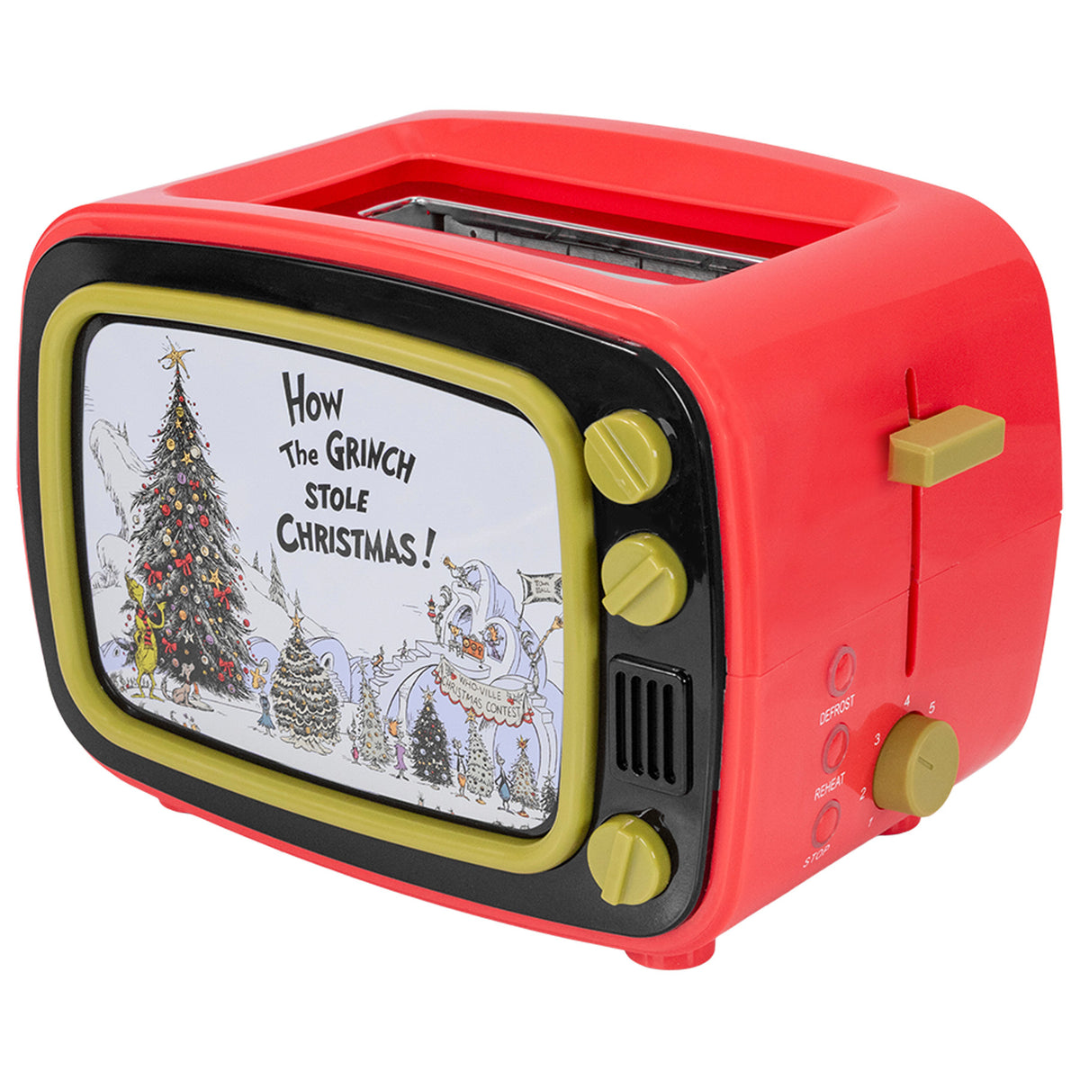 Dr. Seuss How the Grinch Retro Light Up TV Toaster