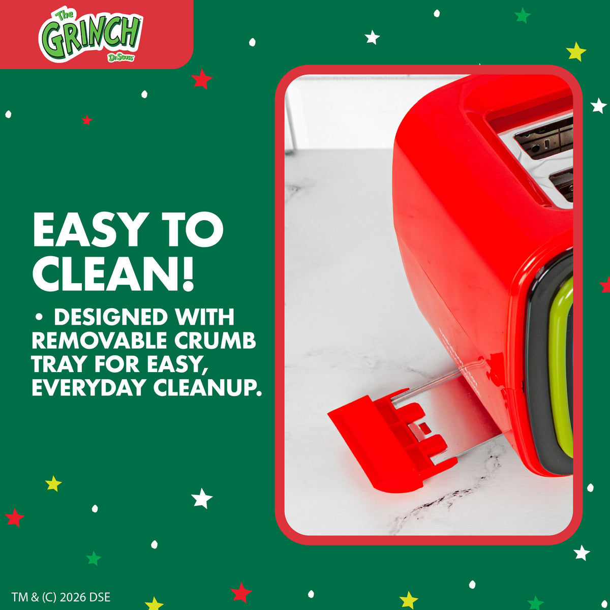 Dr. Seuss How the Grinch Retro Light Up TV Toaster