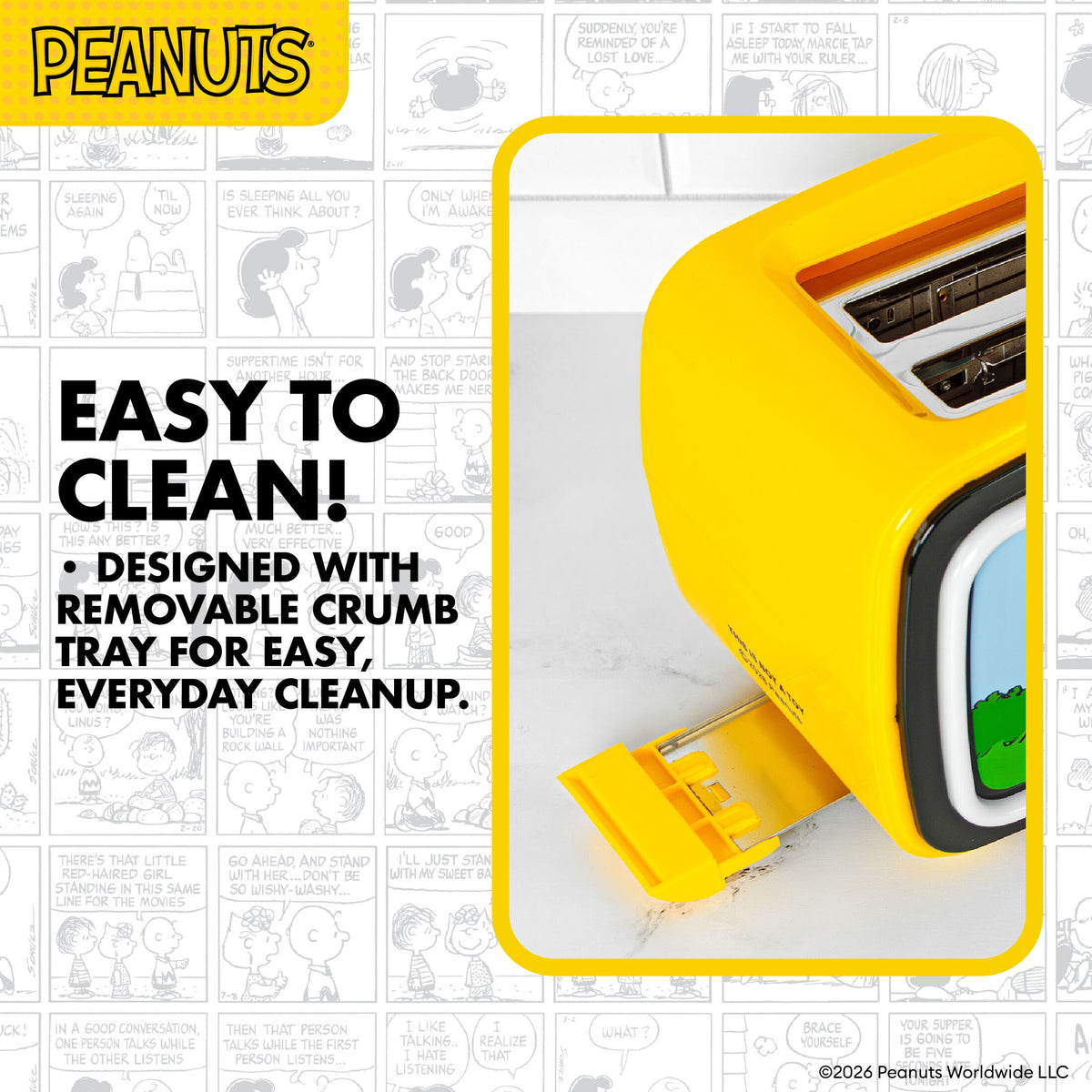 Peanuts Retro Light Up TV Toaster