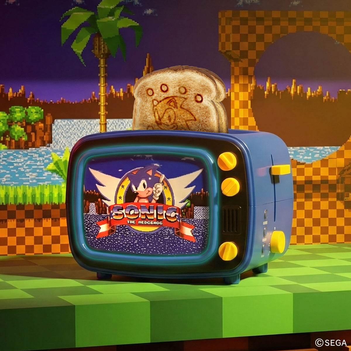 Sonic the Hedgehog Retro Light Up TV Toaster