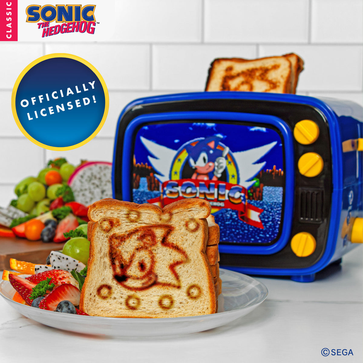 Sonic the Hedgehog Retro Light Up TV Toaster