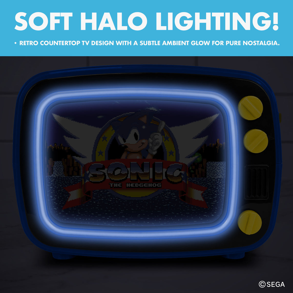 Sonic the Hedgehog Retro Light Up TV Toaster