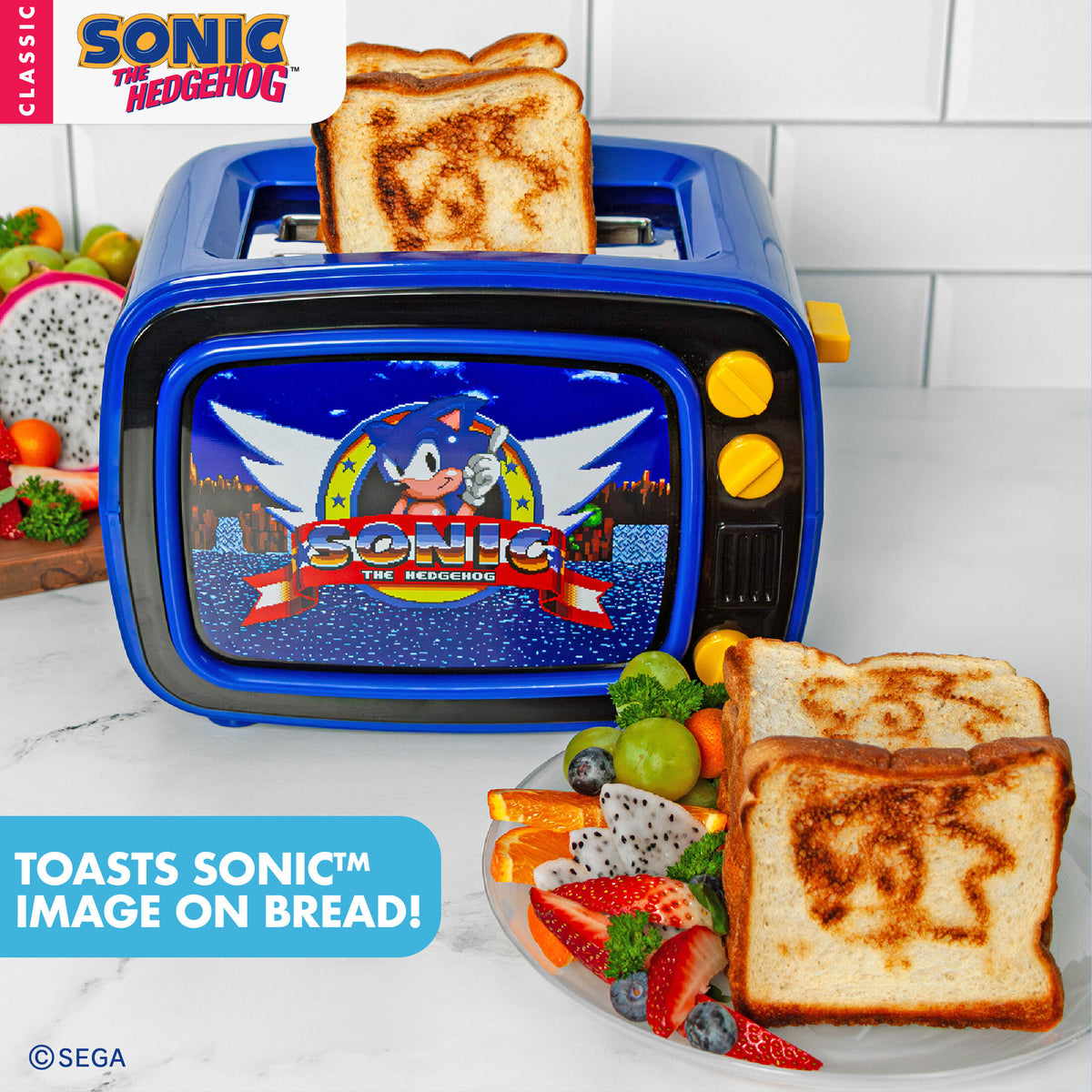 Sonic the Hedgehog Retro Light Up TV Toaster